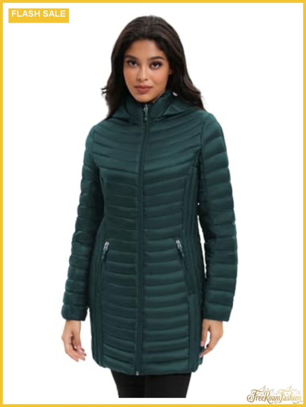 Ultralight Down Puffer Jacket Hooded Slim Fit Winter Coat